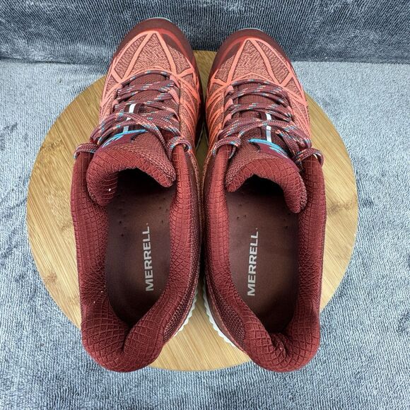 Merrell Agility Synthesis 2 Shoes Womens Size 10 Red Trail Running Sneakers - Picture 6 of 9